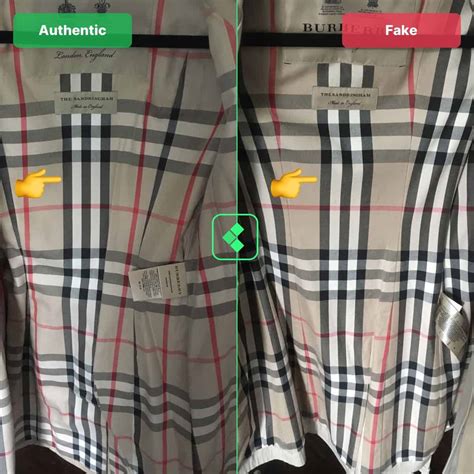 pic of burberry pattern and fake|how to check burberry authenticity.